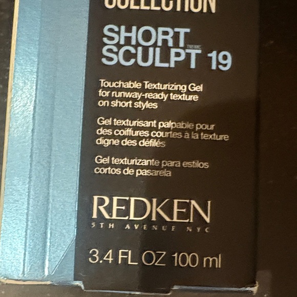 Redken Fashion Collection Short Sculpt 19 Gel - Black and Blue - Picture 2 of 4